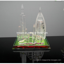 Crystal Dubai Building Model Tourist Craft for Gift